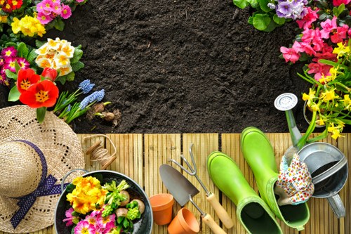 Trendy sustainable landscape design in Bayswater